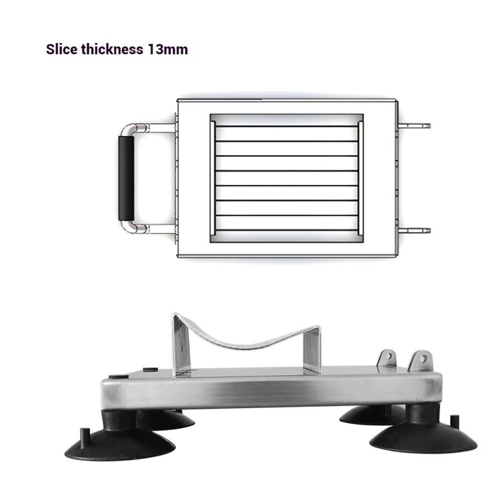 6.5/13 مللي متر سمك دليل الفولاذ المقاوم للصدأ قطاعة الخضار المطبخ البطاطس الجزرة البصل دليل الفاكهة جديد متعدد الوظائف القطاعة