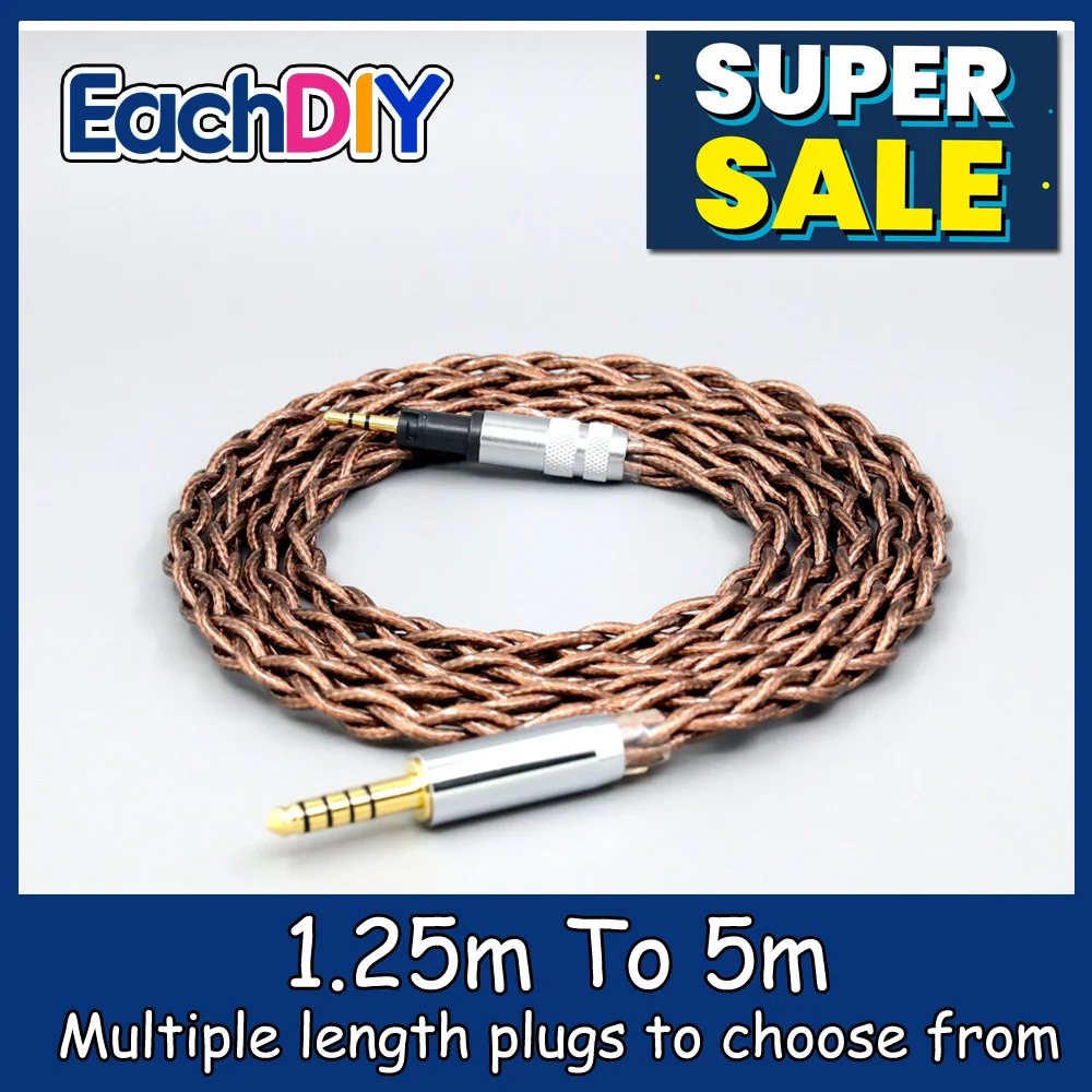 

99% 24k Gold 7n Pure Silver Graphene Shield Earphone Cable For Sennheiser Momentum 1.0 2.0 Headphone 4 core 1.8mm LN008561