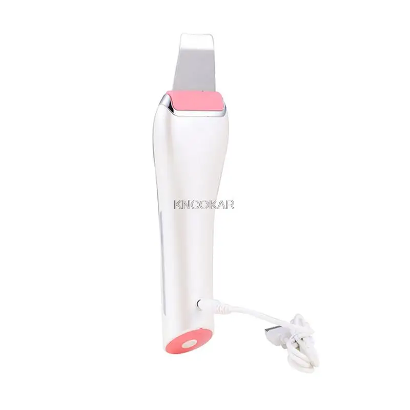 Ultrasonic electric facial cleansing devices Blackhead Remover Face Spatula Facial Exfoliators Pores Cleanser Skin Scrubber