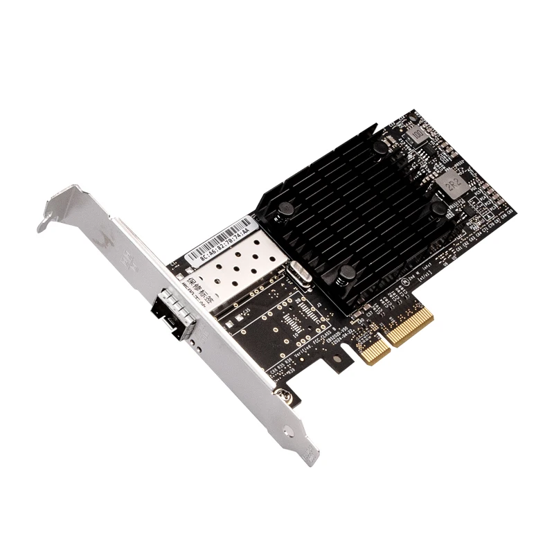 XikeStor Single 10G SFP+ Network Card with X520-DA1 Chip PCI-E X8 Fiber Optics NIC Server Adapter