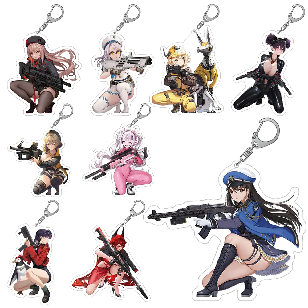 Guo Xiao Luo GODDESS OF VICTORY: NIKKE NEW official game character Quency Phantom Rouge Misato Katsuragi Acrylic keychain SALE