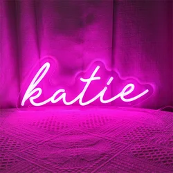 Custom Neon Sign Baby Name Birthday Party Gift Boy Gifts Kid Room Home Wall Decoration Led Name Sign Personalized Gifts Custom