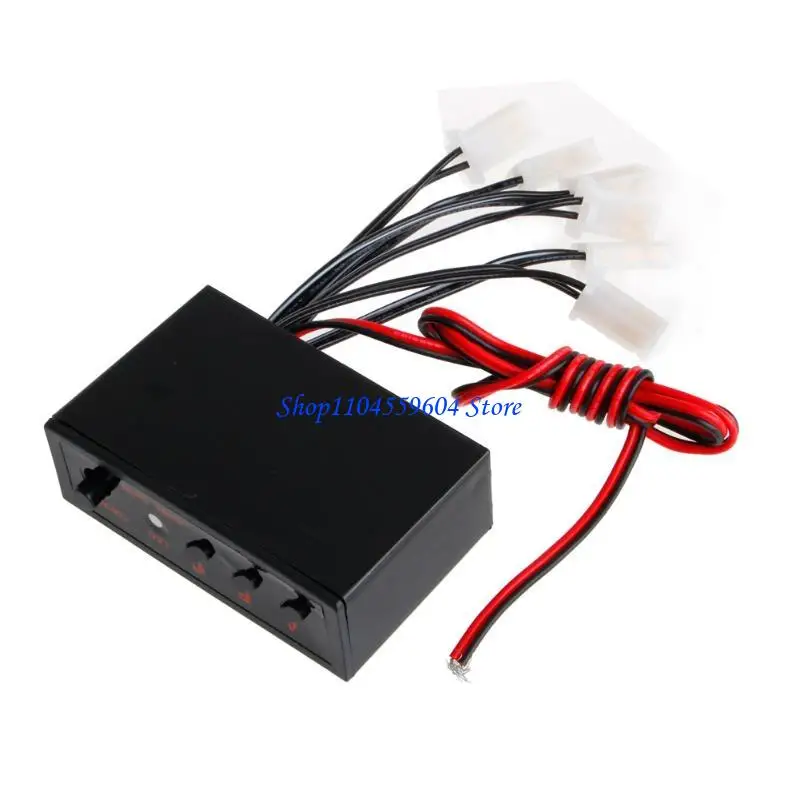 

12QM 6 Ways Brake Controller LED Brake Stop Light Flashing Controller