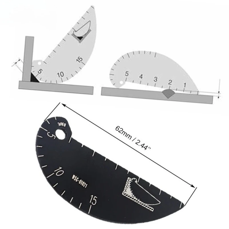 High Quality  Pocket Welding Seam Gauge 1 Pc Set Quick Inspection Gage Tool Collection