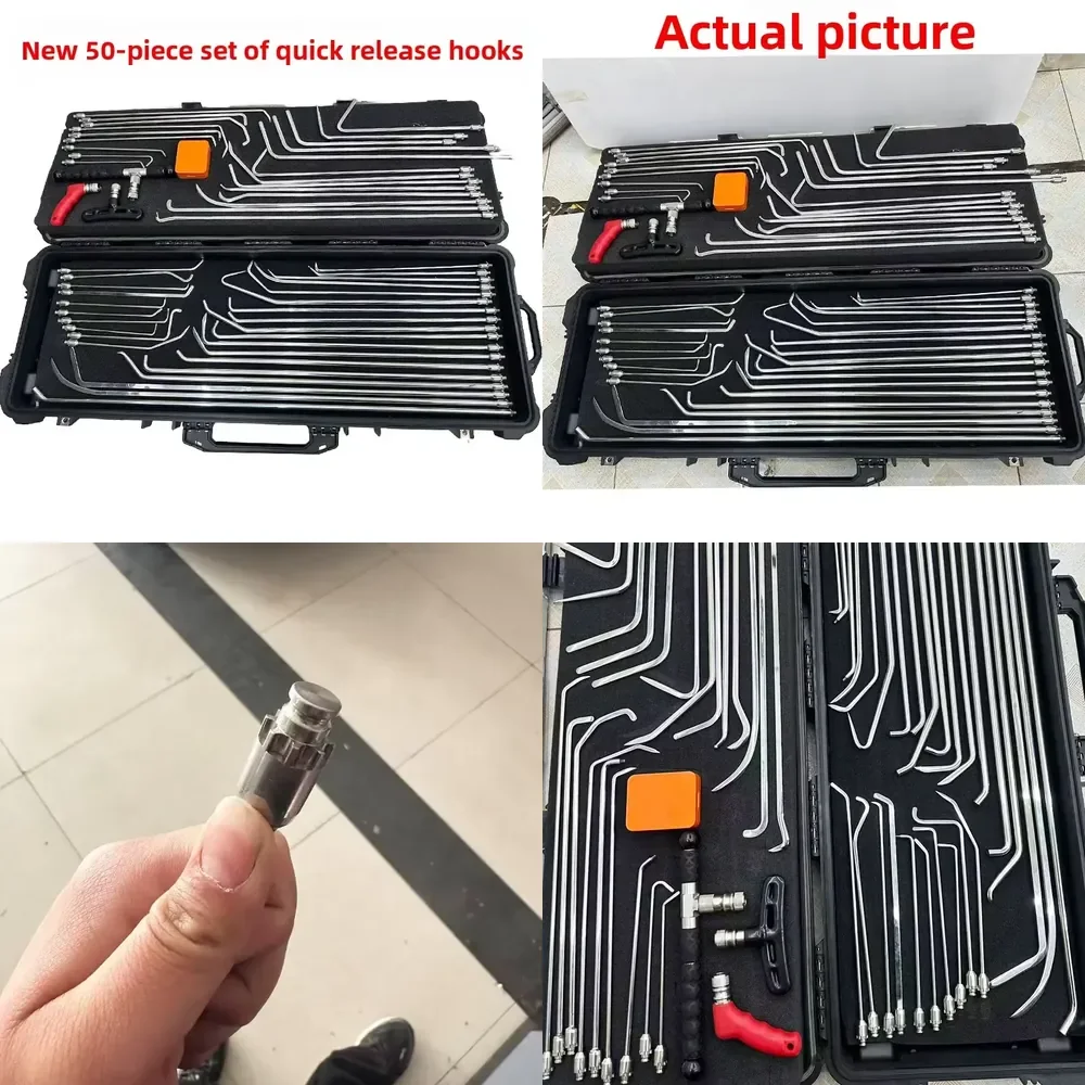 【2026 Hot Selling】 New Model Pro Grade Steel for Super for Quick-Release Hook 50-Piece Set for Car Body Dent Repair and Sheet