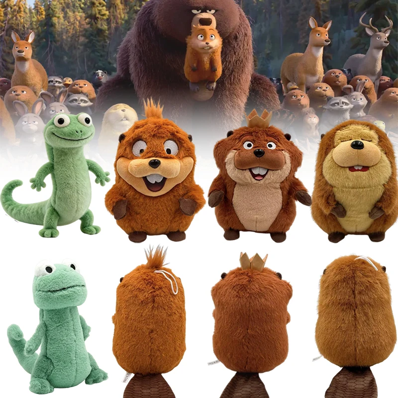 

Hoppers King George Mabel Loaf Beaver Plush Toy Soft Fluffy Stuffed Animal Cute Beaver Doll For Kids Birthday Gift Home Decor