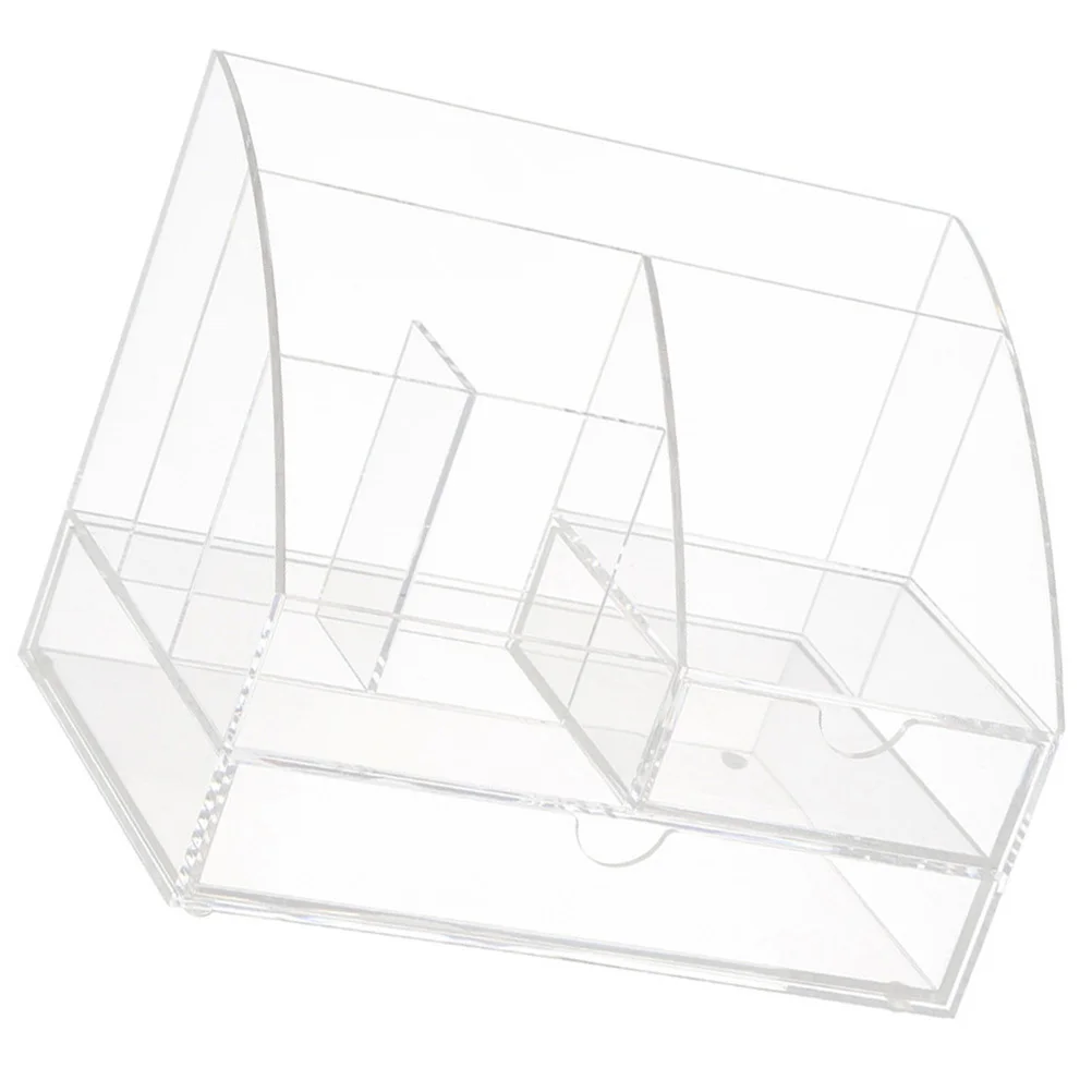 

Acrylic Desk Organizer Pen Holder Lipsticks Box Drawer Desktop Storage Cosmetics Storage Box Makeup Organizer Pen Holder