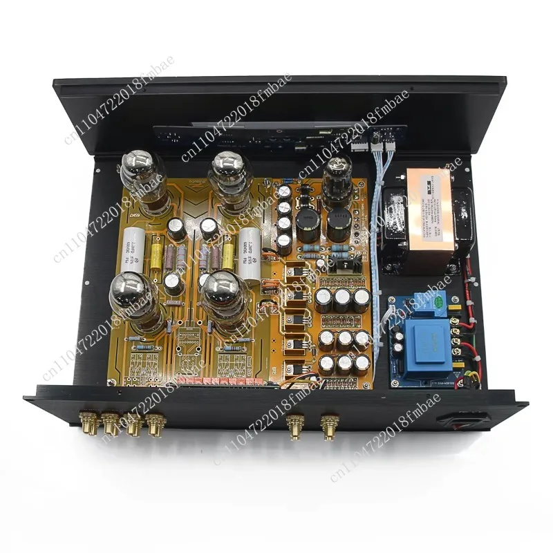 HiFi Stereo Tube Preamplifier,6SN7+5Y3 Tube,Remote Relay 1024 Steps Home Audio Preamp