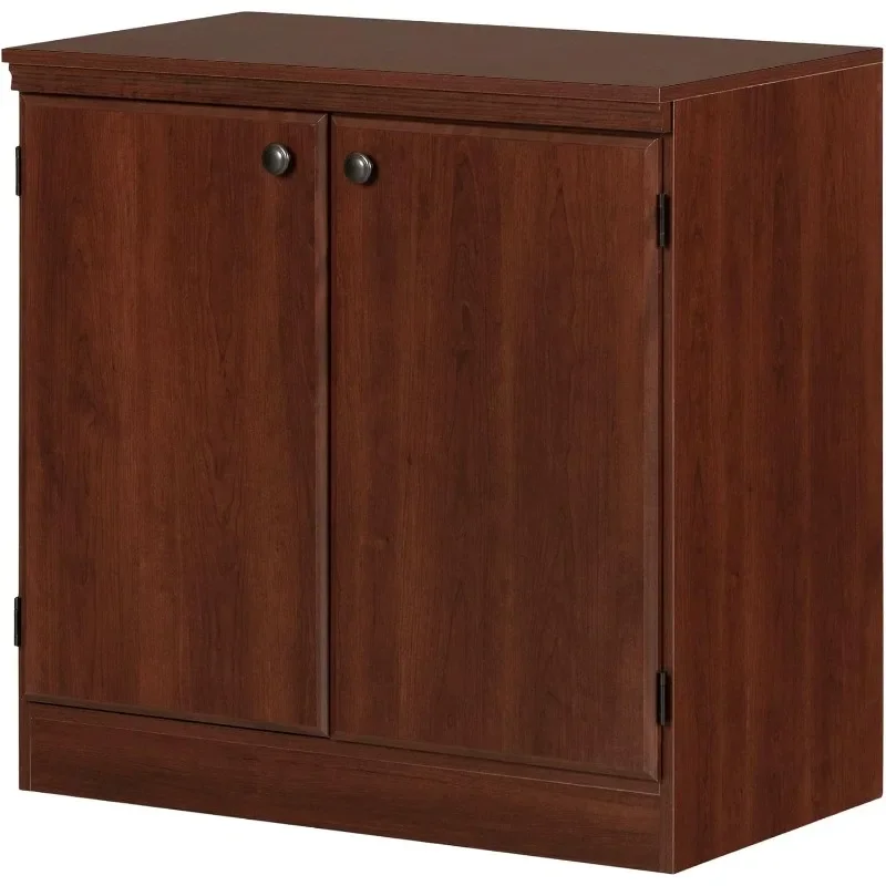 

Morgan Small 2-Door Storage Cabinet, 19.38"D x 32.88"W x 32.38"H, Royal Cherry