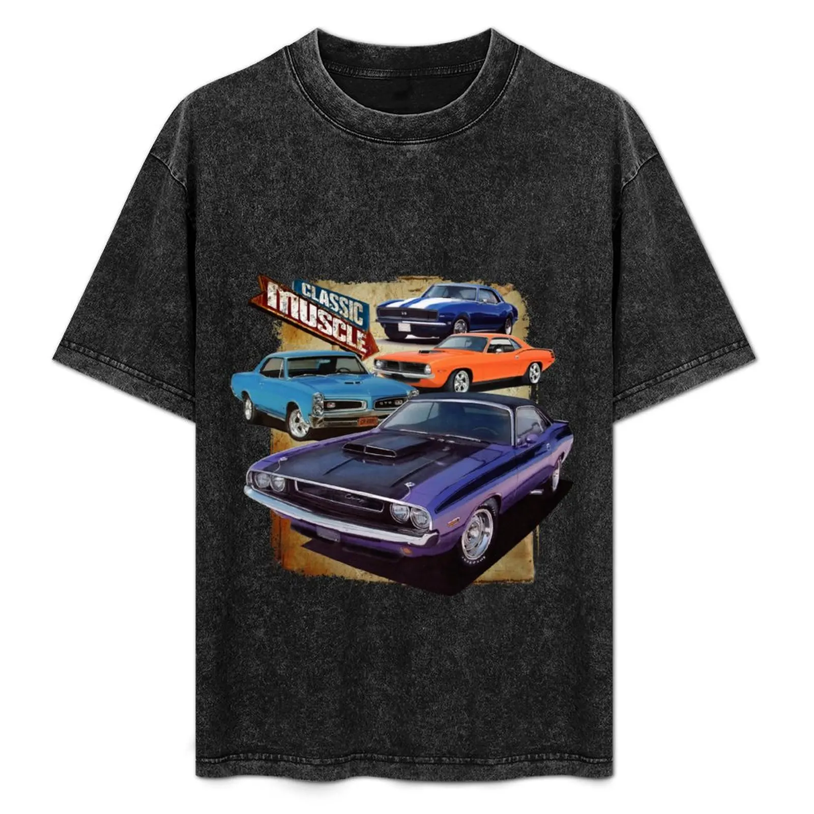 

Classic Muscle Cars T-Shirt designer shirts blanks big and tall t shirts for men