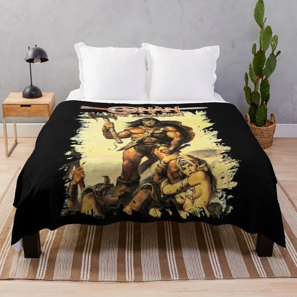 Conan the Barbarian Essential Throw Blanket Beautifuls christmas gifts Loose Warm Blankets