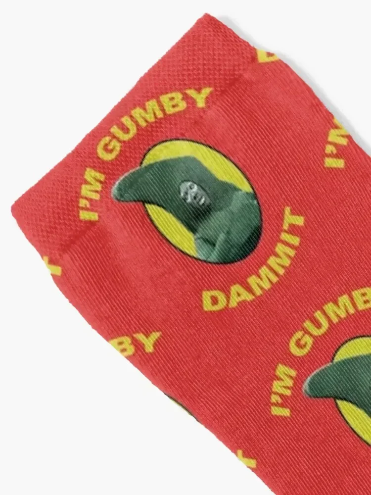 I'm Gumby Dammit Socks sports stockings with print new year hiking Women Socks Men's