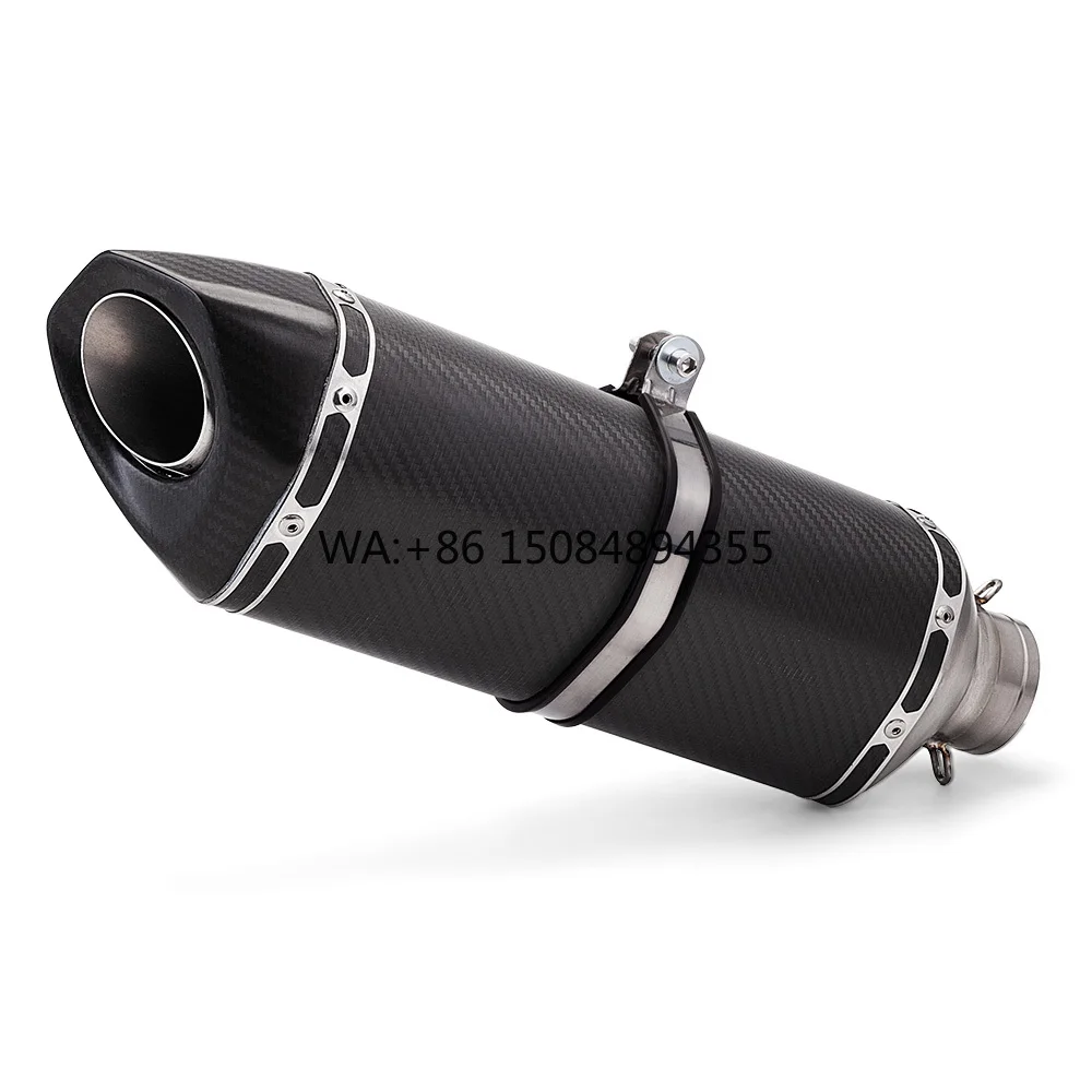 

Universal 51mm Titanium Alloy Carbon Fiber Tail Pipe for Motorcycles New Condition Compatible with S1000R Z900 R1 Cbr1000 GSX8R