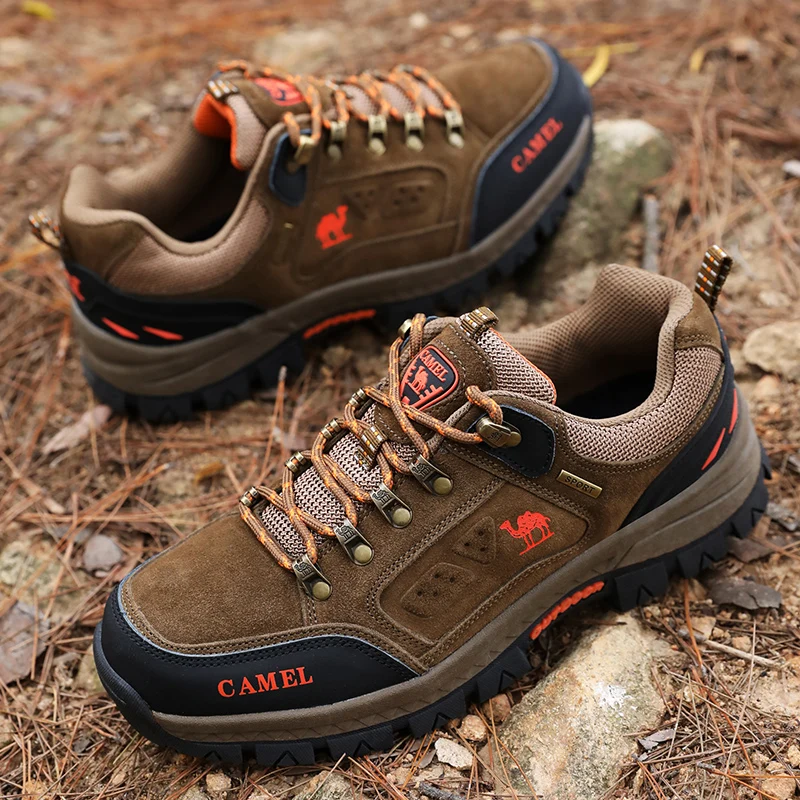 

Лидер продаж, замшевая мужская походная обувь, уличные треккинговые кроссовки, мужские нескользящие кроссовки для скалолазания, мужская спортивная горная обувь