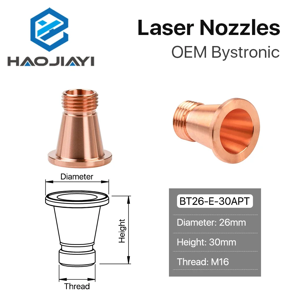 

Fiber Nozzle Base D26 H30 Cutting Machine Spare Parts Laser Nozzle Seat for Laser Head