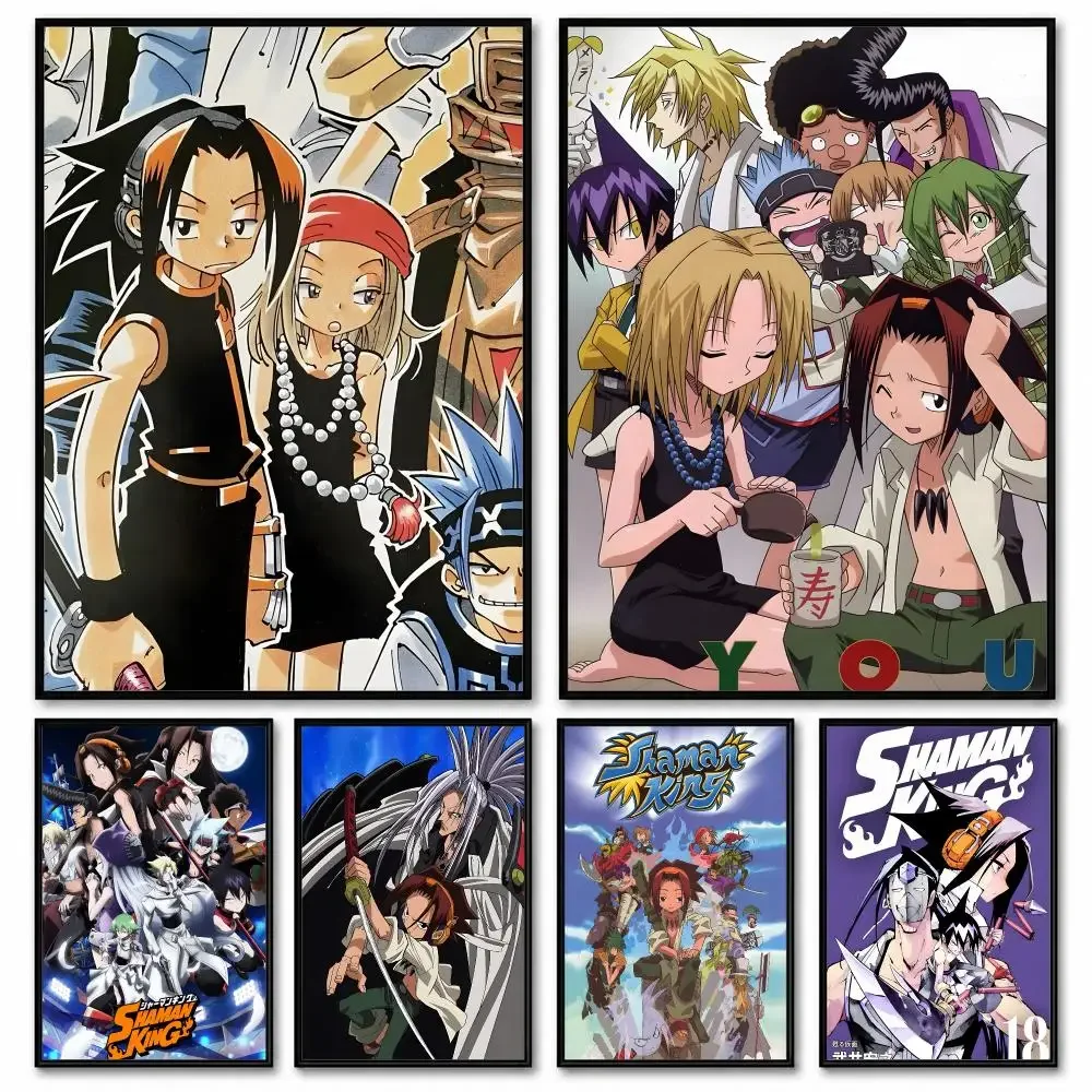 Classic Anime S-Shaman King Painting Calligraphy Canvas Wall Art Prints for Living Room Bedroom Home Decor Gift