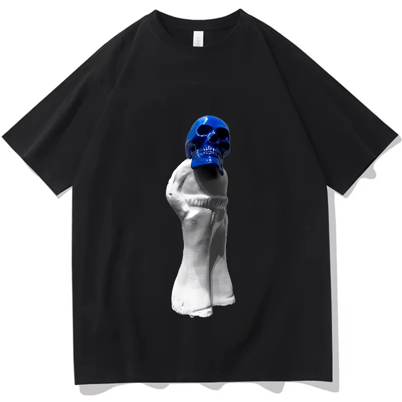 2026 Jack White Frozen Charlotte T-Shirt Summer Cotton Tee Meme Graphic Men Women Loose Casual Hip Hop Streetwear Breathable Top