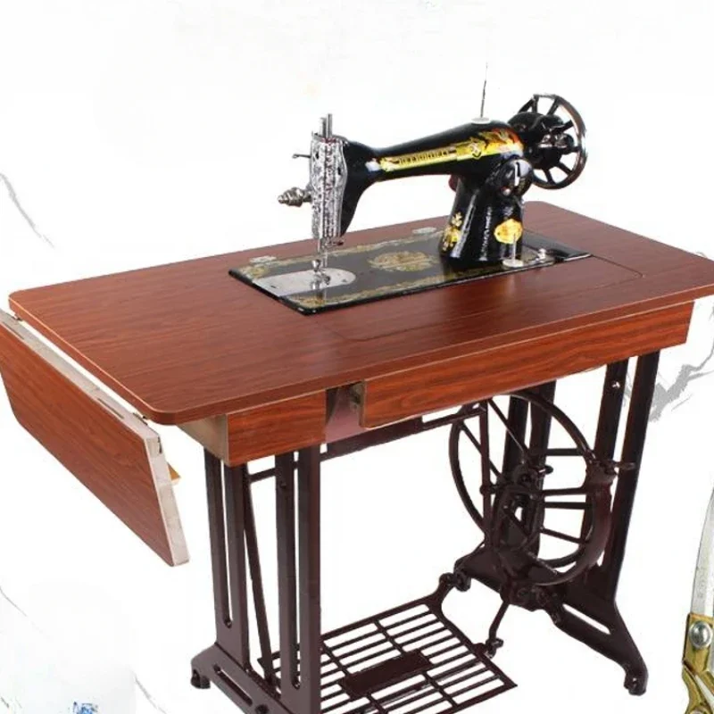 Household old-fashioned sewing machine authentic foot-pedal manual tailor head bee can eat electric thick clothes car