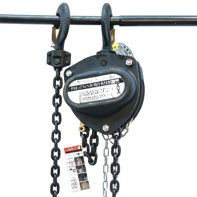 

Small hand manual lifting hoist hoist triangular reversing chain