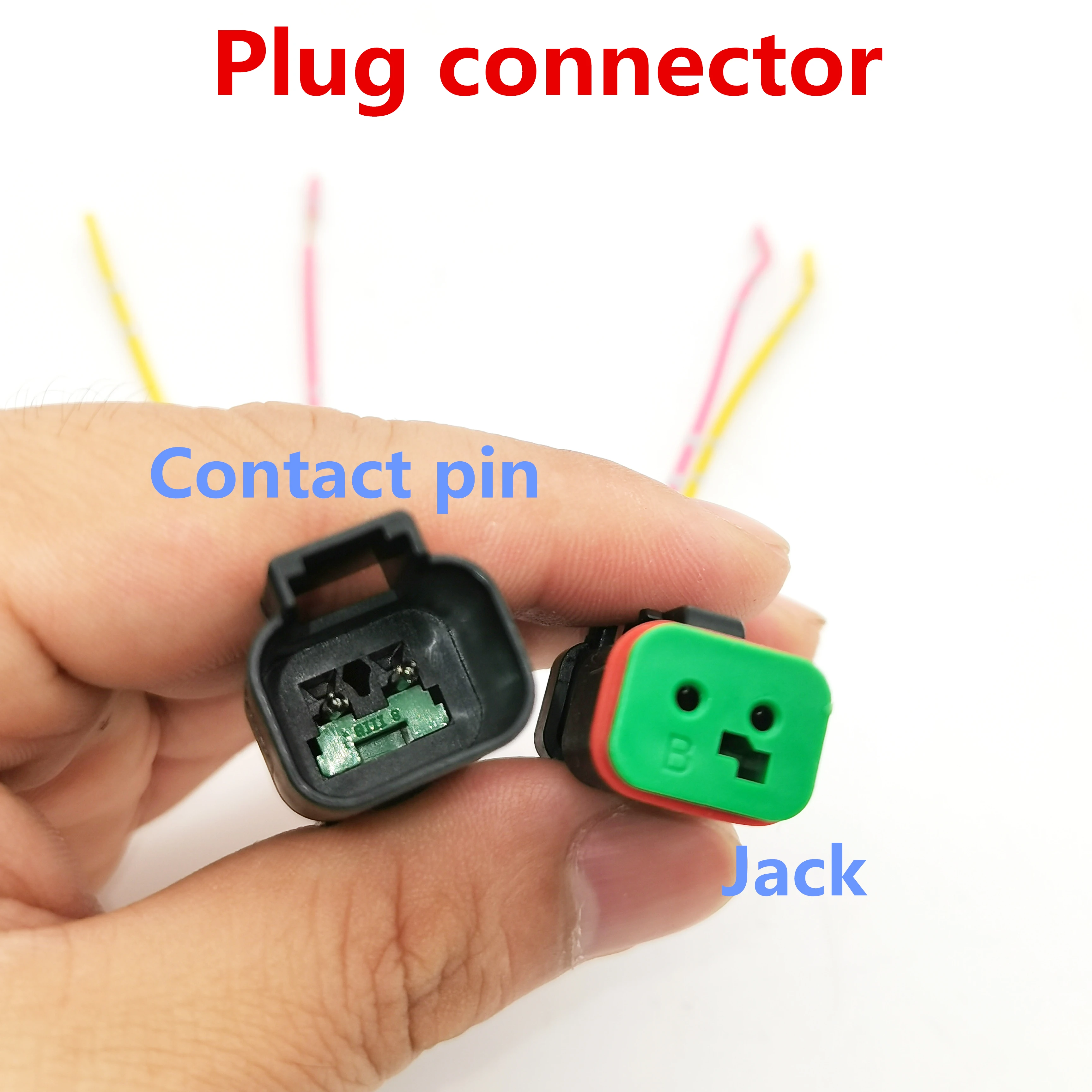 Suitable for Komatsu PC200-7-8 excavator solenoid valve, water temperature and speed sensor, lighting plug connector