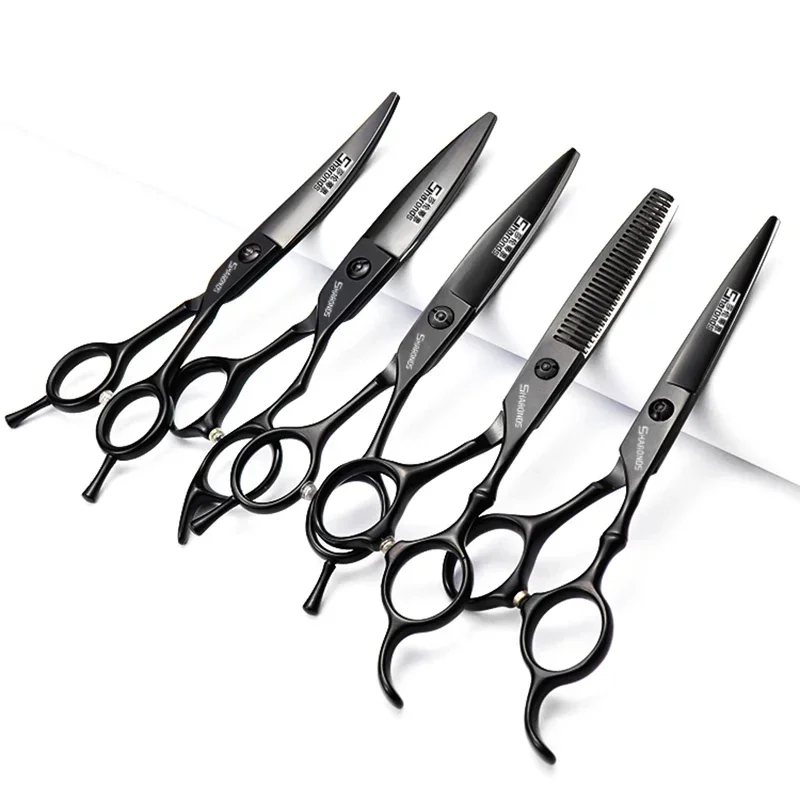 6-inch hair clippers for cutting hair and thinning straight bangs, a personal tool for cutting household teeth scissors set.