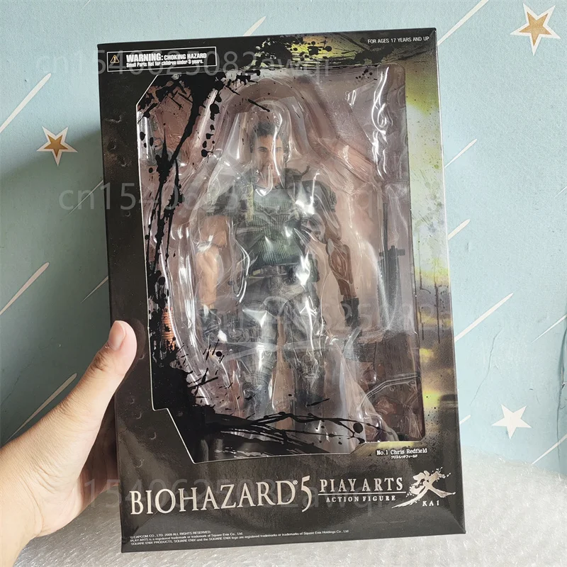 Play Arts PA Chris Redfield Action Figure Biohazard 5 Character Chris Redfield Articulated Joint Movable Collectable KO Model - view 6
