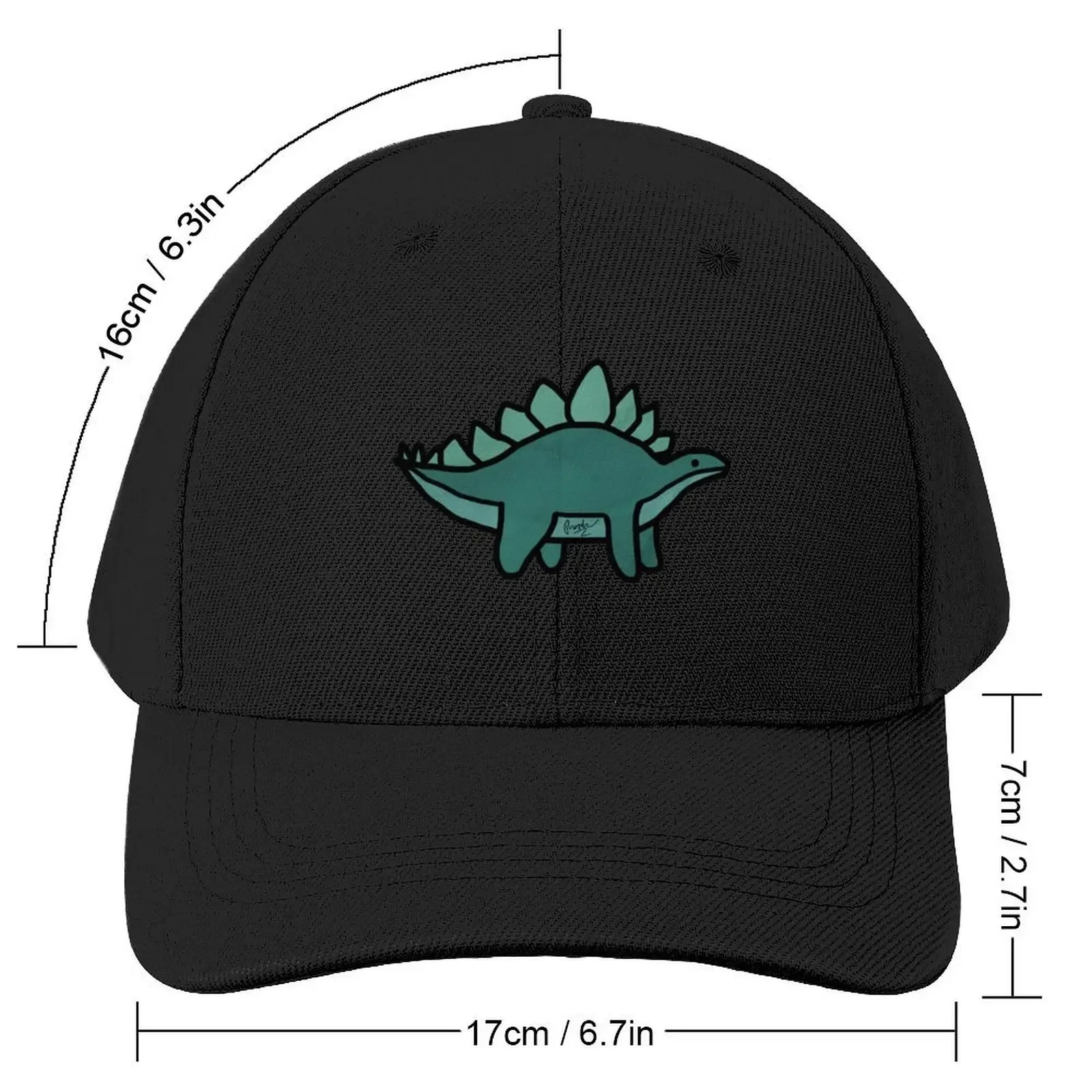 Stegosaurus Doodle Baseball Cap Christmas Hat party Hat Visor Woman Hats Men's