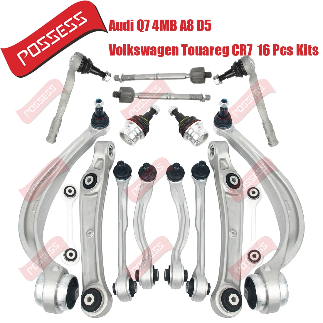 

Front Suspension Control Arm Stabilizer Link Kits For Audi Q7 4MB A8 D5 4N8 Q8 4MN VW Touareg CR7 Porsche Cayenne 9Y0 9YA 9YB