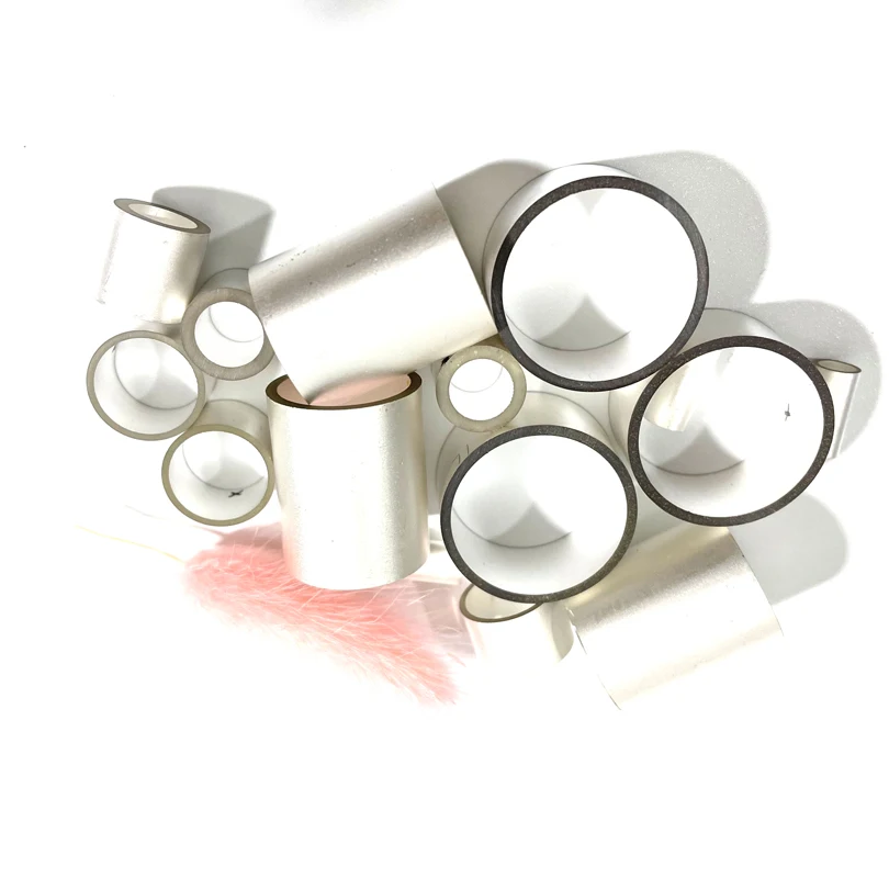 PZT5 قابل للتخصيص OD76xID60xH50mm أنبوب بيزو سيراميك