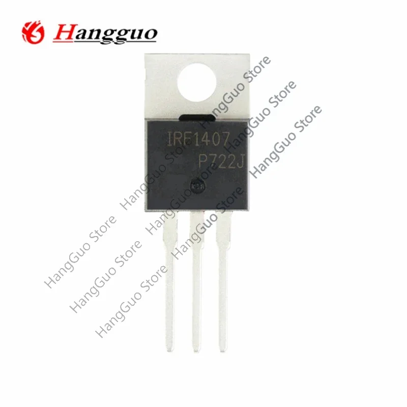 10PCS/Lot Original IRF1407 irf1407pbf1407 transistor TO-220 130A 75V 330W field effect tube