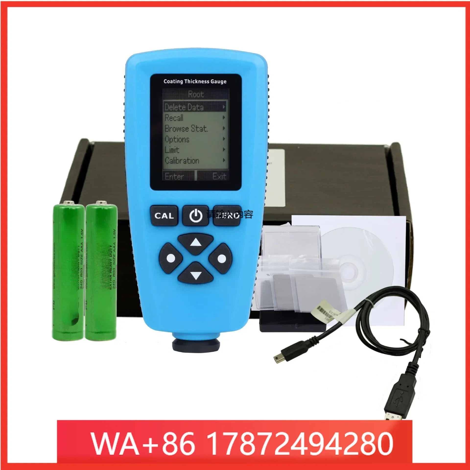 Suitable For High Precision Coating Thickness Gauge Cct01 Galvanized Second-Hand Car Paint Surface Tester Paint Film Detector