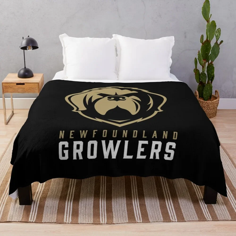 Newfoundland Growlers Throw Blanket for sofa Hairys Blankets