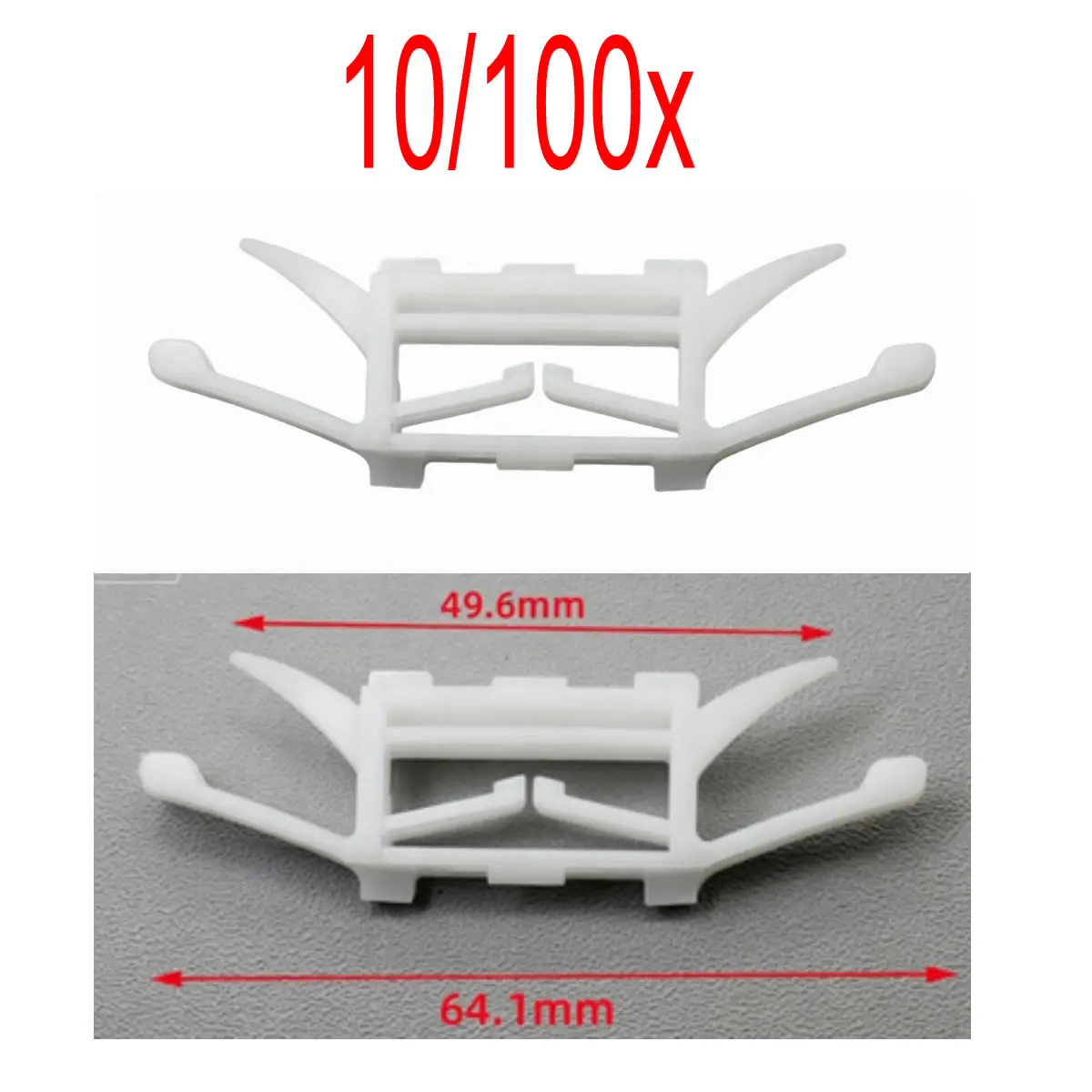Image of 10/100x Dachzierleisten-Clip für Mitsubishi Montero Sport Pajero V73 V77 V93 V97 MR440074 MR447885
