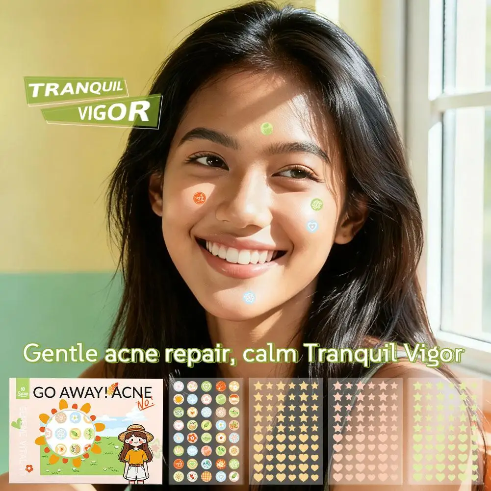 برتقالي اللون رائعتين فتاة الإبداعية حب الشباب بقع لطيف وغير مزعجة منتج العناية بالوجه 2026 جديد 220 قطعة