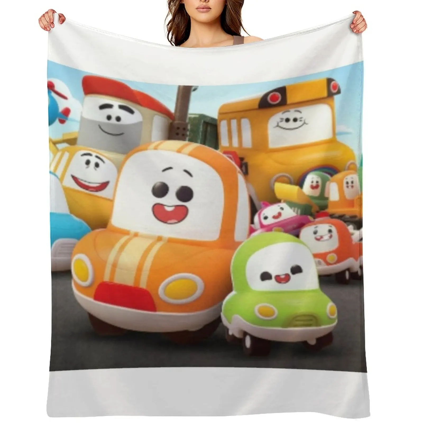 

Go! Go! Cory Carson and Friends Throw Blanket christmas decoration Bed Fashionable Hairy Shaggy Blankets