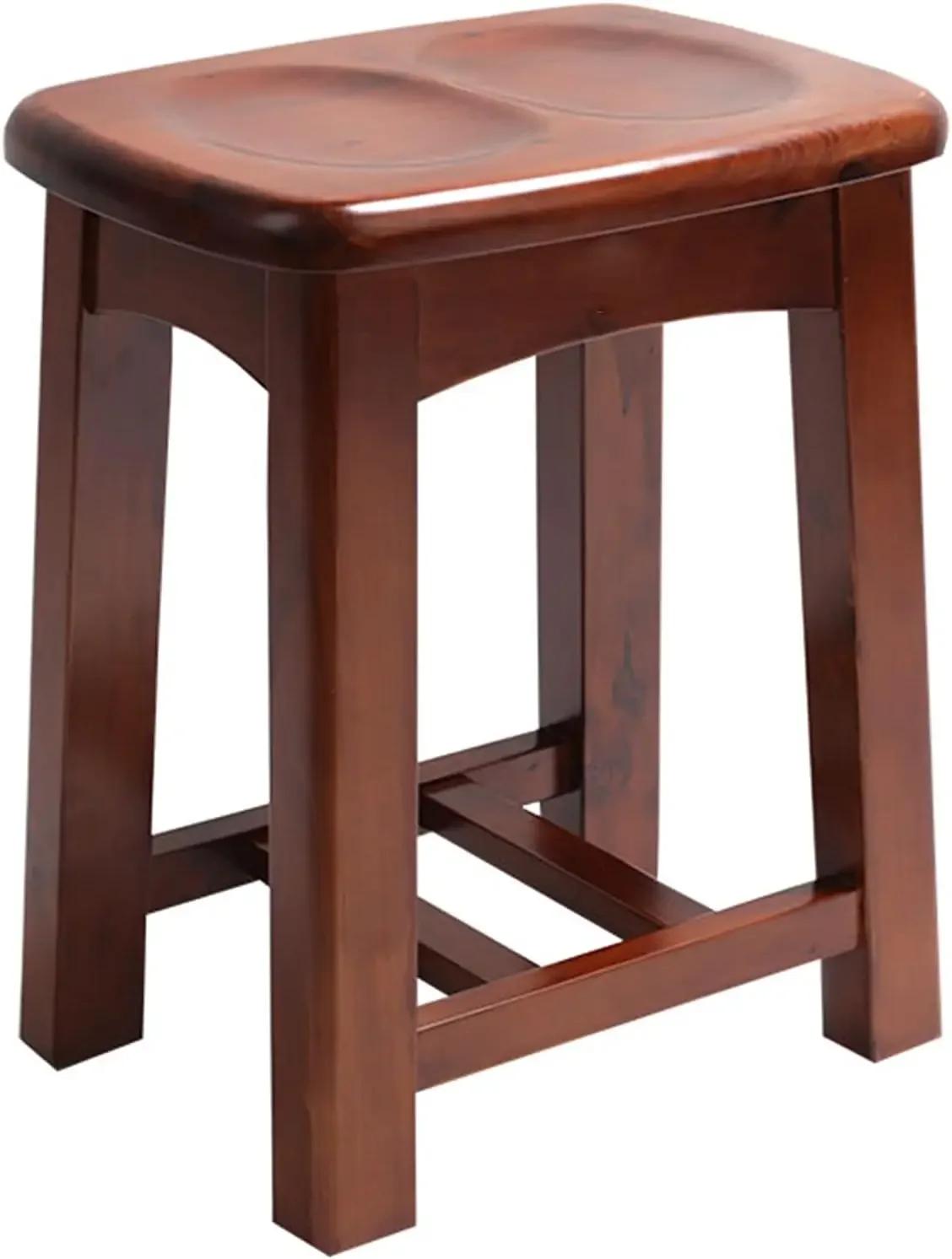 

Wooden Step Stool Adult Stepping Ladder Kids Stool For Kitchen Bathroom Livingroom Toilet Countertops Safety Pads