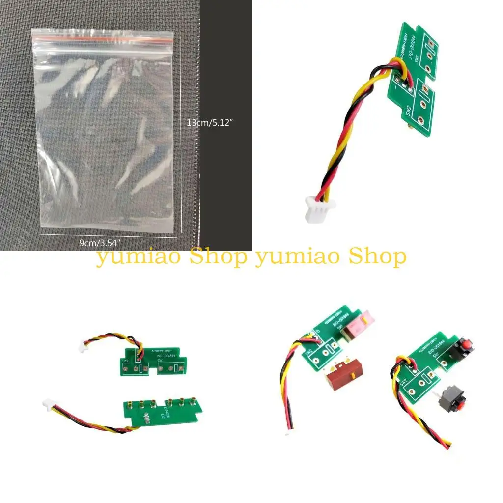 

587B 1Set Mouse Repair Parts for G304 G305 Mouse Side Keys Motherboard Hot Swap Circuit Board Flexible Cable