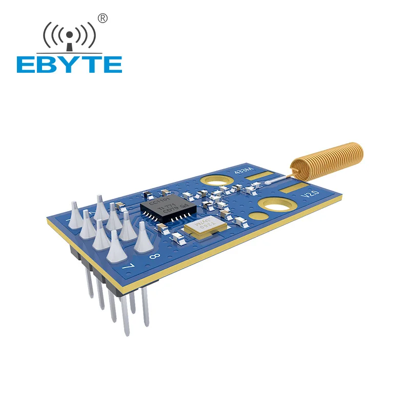 E07-M1101D-TH 433Mhz Draadloze Transceiver Module CC1101 Chip Ebyte Ontwikkeling Spi-interface Lente Antenne Draadloze Module