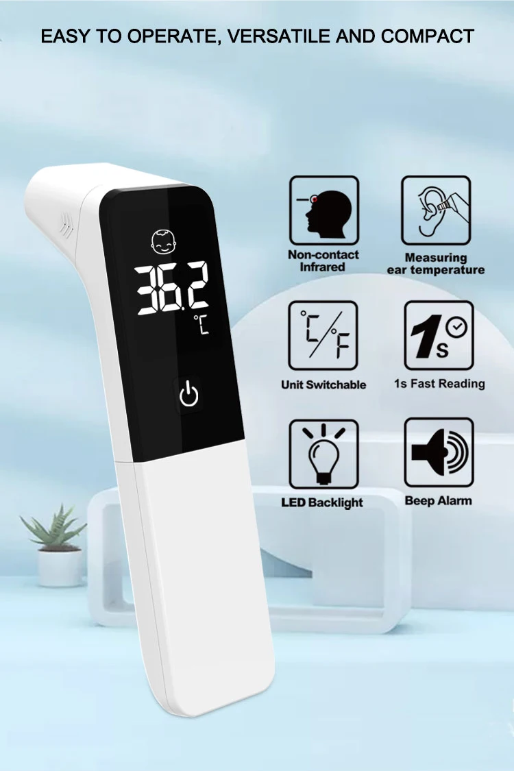 

LED digital thermometer non-contact infrared medical thermometer suitable for adults and infants, accurate and fast thermometer,