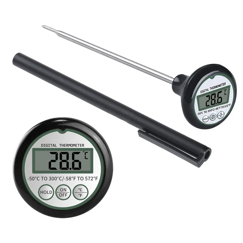 Digital Food Thermometer Kitchen BBQ Cooking Meat/Milk Probe Temperature Gauges Heat Indicator