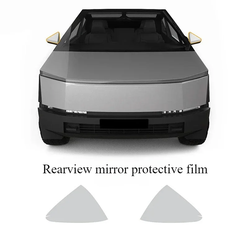 Tesla Cybertruck 2024 2025 TPU 투명 보호 필름 외부 Windows BC 센터 필러 스트립 자동차 스티커 액세서리