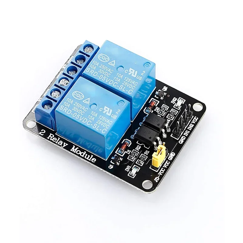 Módulo de relé piezas optoacoplador, salida de relé de 1, 2, 4, 6 y 8 canales, Escudo de placa de disparo Compatible con Arduino, 5V, 12V, 24V