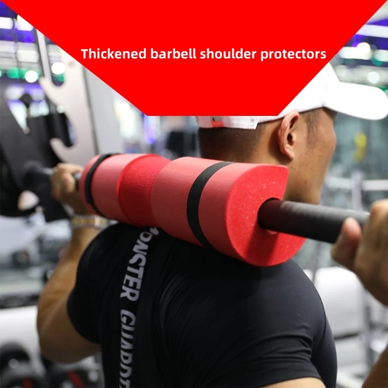 Non-Slip Barbell Shoulder Pads, Ginásio Fitness, Halterofilismo, Agachamento, Dumbbel, Apoio do Pescoço, Almofada de Proteção, Força, Treino