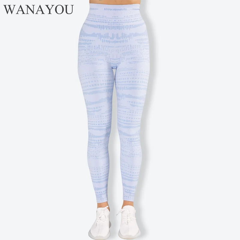 

WANAYOU Gym Tights Yoga Sport Leggings Women Push Up High Waist Peach Buttock Fitness Sport Leggings Sportswear Sports Bras