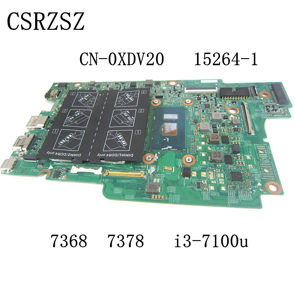 CN-0XDV20 0XDV20 XDV20 15264-1 motherboard For  Dell inspiron  7368  7378 Laptop motherboard