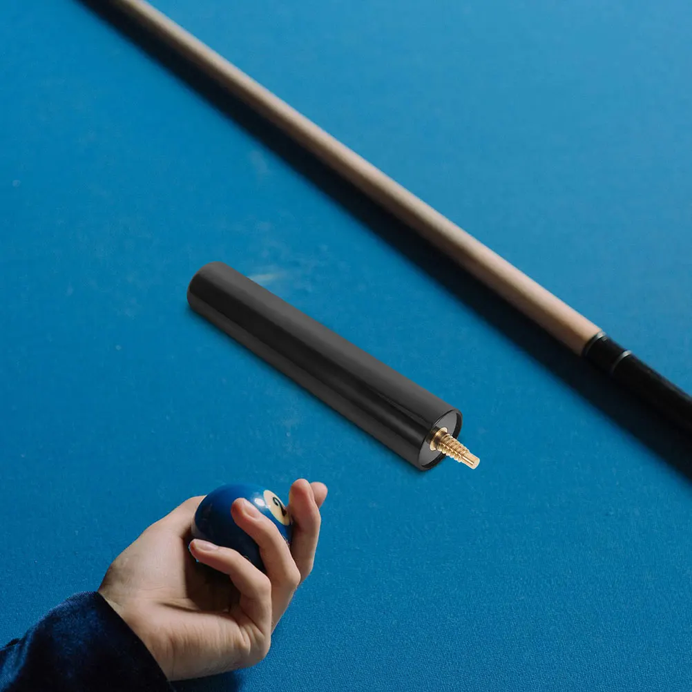 

2 Pcs Pool Cue Extender Billiards Extension British Accessories Rod Aluminum Alloy stick Tool