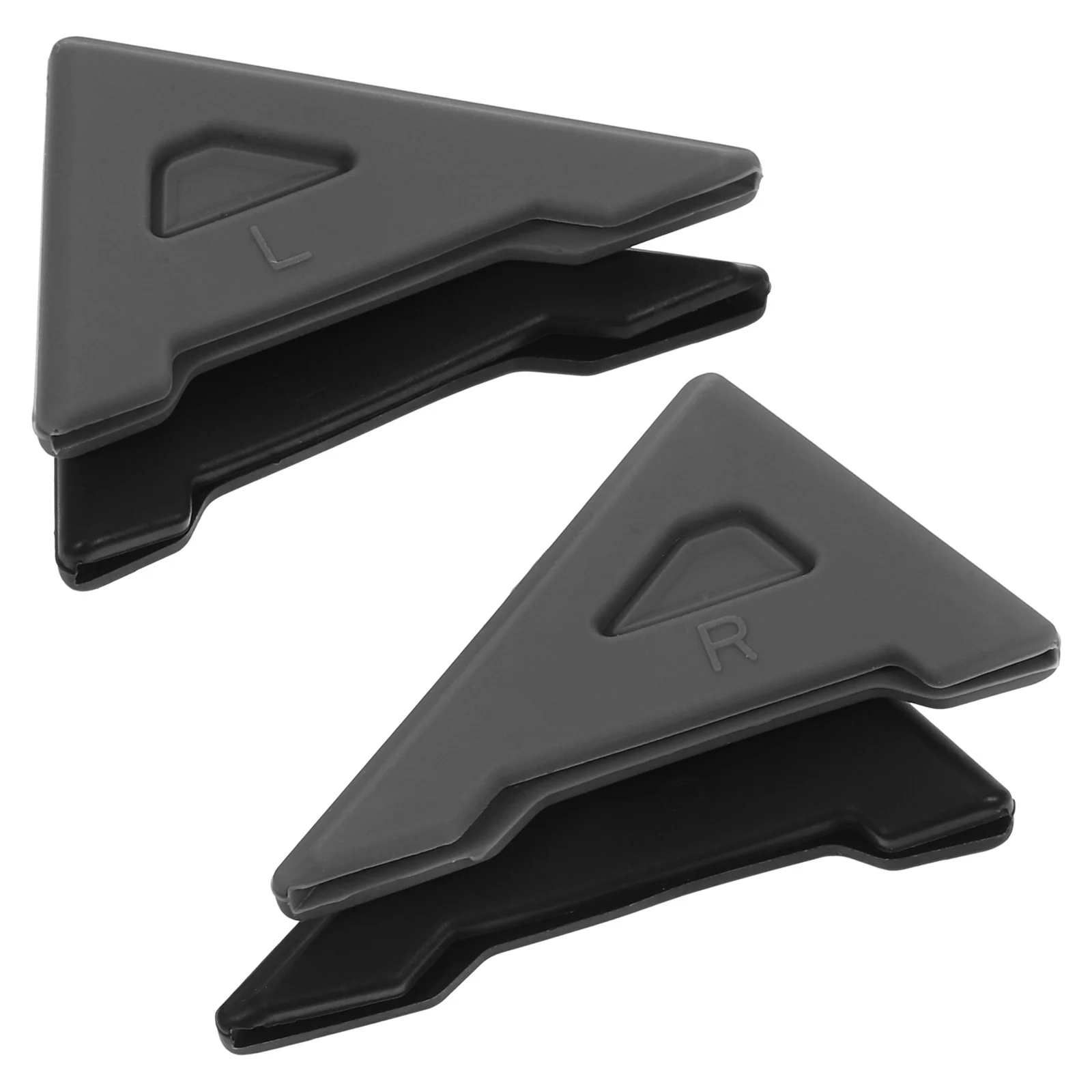 4 stuks autodeur hoekbeschermers siliconen beschermer anti-botsing kras bumper deur randbeschermers voor auto's auto hoekbeschermer