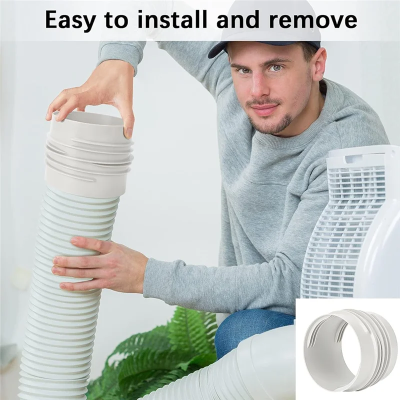 

ABJI-портативная муфта шланга переменного тока для часовой стрелки/счетчика — резьбовые вытяжные соединители по часовой стрелке — диаметр 5,1 "или 5,9"