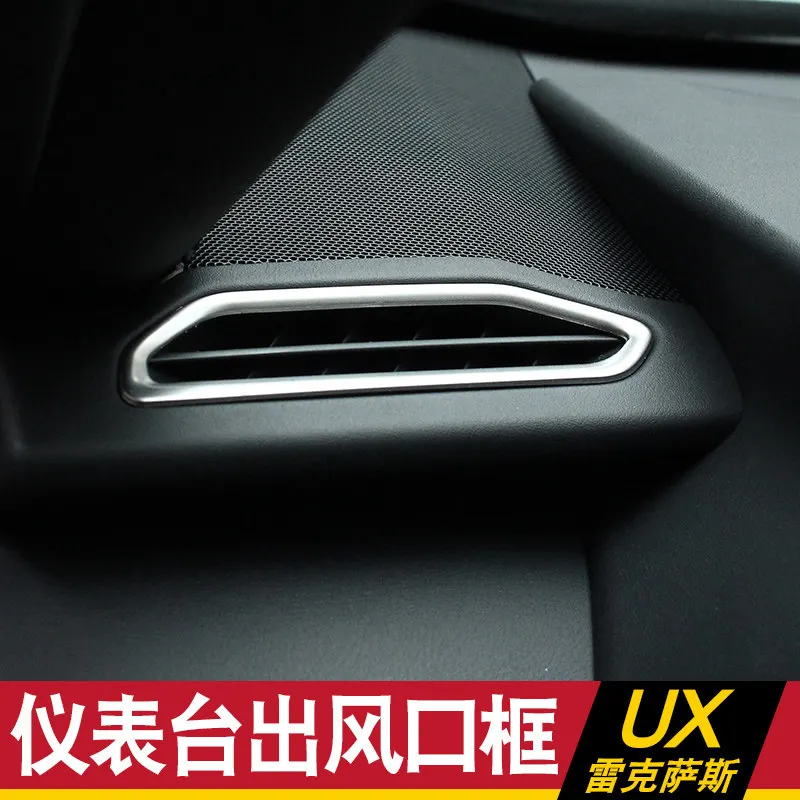 

For Lexus Ux260h UX200 2019-22 Stainless Steel Instrument Panel Air Outlet Decorative Frame