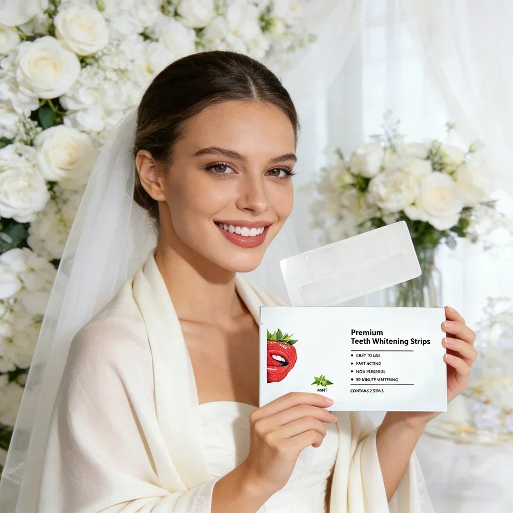 Professional Dental Stickers Oral Hygiene Fresh Breath Bright Smile Essential Beauty Aids for Bride's Wedding Day